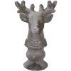 Clayre & Eef 6TE0568 Decoratie Hert Steen Grijs 17x14x26 cm