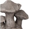 Clayre & Eef 6TE0569 Decoratie Paddenstoelen Grijs 16x12x15 cm