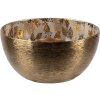 Clayre & Eef 65884 Kaarshouder Goud Wit Ø 8 cm Hoogte 4 cm