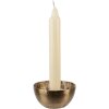 Clayre & Eef 65884 Kaarshouder Goud Wit Ø 8 cm Hoogte 4 cm