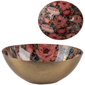 Clayre & Eef 65898 Kom Goud Roze IJzer 16x14x6 cm...