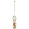 Clayre & Eef 6PR5711 Decoratie hangend konijn hanger 4x4x10 cm