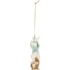 Clayre & Eef 6PR5711 Decoratie hangend konijn hanger 4x4x10 cm