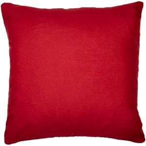 Clayre & Eef KT021.382 Kussenhoes rood wit 44x44 cm landelijke stijl