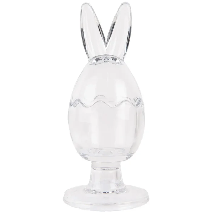 Clayre & Eef 6GL4948 Easter Edition voorraadpot met deksel Ø 9x22 cm glas