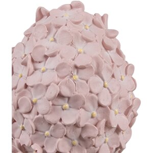 Clayre & Eef Decoratief Ei Roze Ø 6x7 cm Polyresin Paasdecoratie