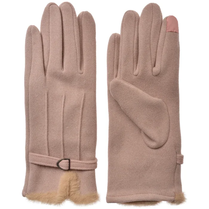 Juleeze JZGL0111P Winterhandschoenen Roze Touchscreen Dames 9x23 cm