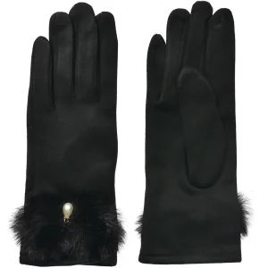 Juleeze JZGL0113Z Winterhandschoenen Zwart 9x23 cm met...