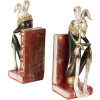 Clayre & Eef 6PR5495 Boekensteunen Konijn Wit Rood Goud 25x11x31 cm