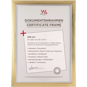 Walther Beyond design frame 21x29,7 cm champagne-goud...