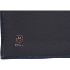 Henzo Fotoalbum lonzo xl 30x36,5 cm blauw 80 zwarte paginas