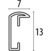 Burpali Aluminium Lijst 15x20 cm zilver