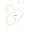 Artebene Kaart Embossing-Wedding-Hart