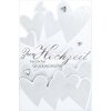 Art Level Kaart Embossing-Wedding-Hartjes-Glitter-