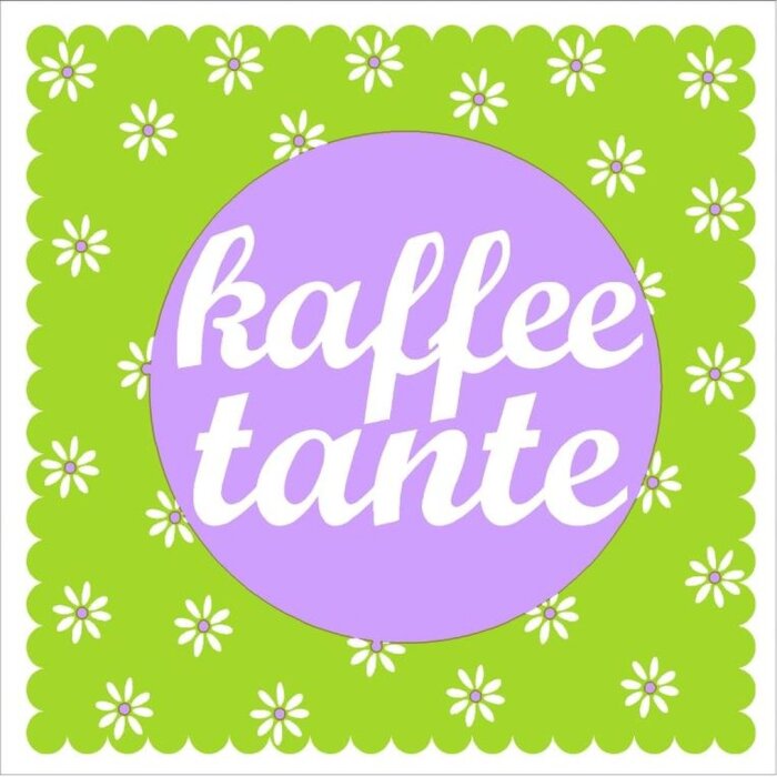 Papieren Servetten Koffie Tante-Groen