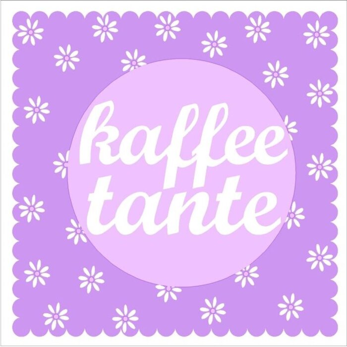 Papieren Servetten Koffie Tante-Lila