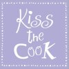 Papieren servetten Kiss the Cook-mauve