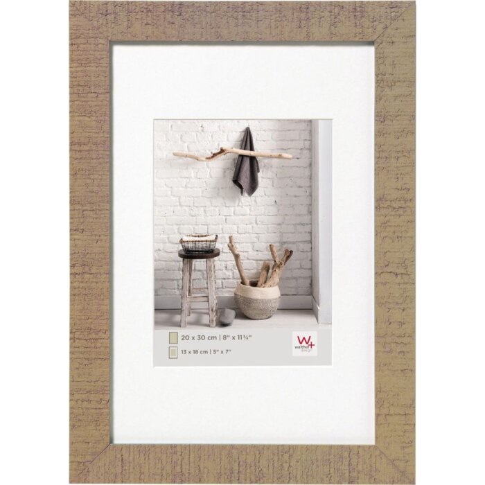 Houten lijst beige bruin home 10x15 cm