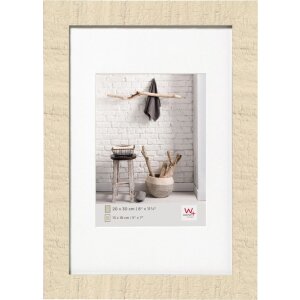 40x50 cm houten lijst home in creme wit