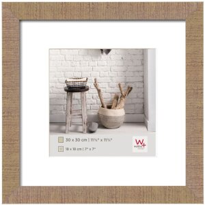 Houten lijst 40x40 cm home beige bruin