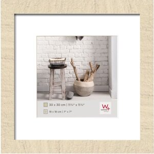 Walther Houten lijst Home 40x40 cm creme wit met...