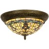 5ll-5351 Tiffany Glazen Plafondlamp 38 cm