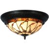 Tiffany Plafondlamp Glas 38 cm