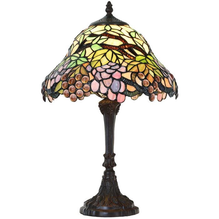 Tiffany Stijl Staande Lamp gekleurd ø 30x48 cm