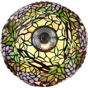 Tiffany Stijl Staande Lamp gekleurd ø 30x48 cm