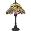 Tiffany Stijl Staande Lamp gekleurd ø 30x48 cm