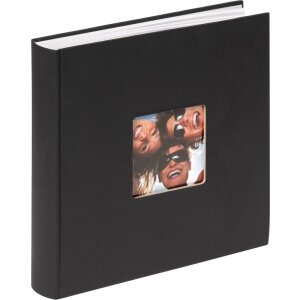 Walther Fotoalbum FUN zwart 30x30 cm 100 witte paginas