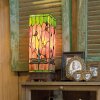 Tiffany staande lamp libelle glas 18x45 cm