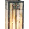 Tiffany staande lamp gekleurd glas 18x45 cm