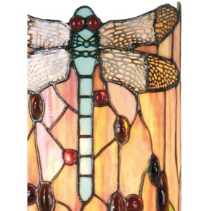 Wandlamp Tiffany Libelle 19x11,5x35 cm