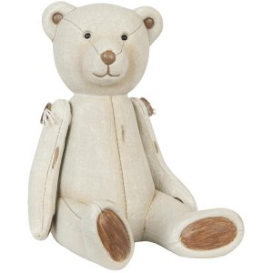 Teddybeer nostalgisch licht 12x12x16 cm