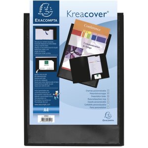 Presentatiemap gemaakt van pp Krea Cover, voor din a4...