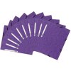 Map met 3 kleppen en elastiek Manilla karton 400g-m2 - a4 paars Violet