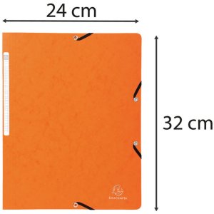 Hoekomslag van Manilla karton 400g Nature Future, voor din a4 formaat Oranje