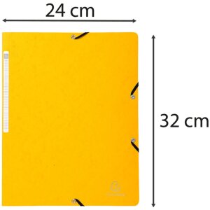 Hoekomslag van Manilla karton 355g Nature Future, voor din a4 formaat Geel