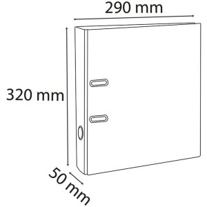 Exacompta Map a4 Premium 50mm rood