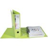 Map premtouch gemaakt van pp met 2 ringen, rug 80mm, din a4 extra breed citrus groen