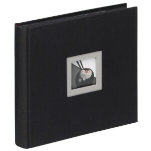 Walther Linnen fotoalbum zwart wit zwart 26x25 cm 50...