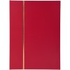 Postzegelalbum 32 blanco paginas rood 16,5x22,5 cm