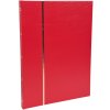 Postzegelalbum 32 blanco paginas rood 16,5x22,5 cm