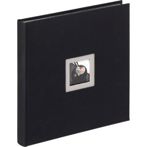 Walther Linnen fotoalbum zwart wit zwart 30x30 cm 50...