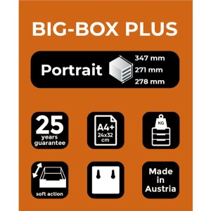 Big-Box Plus Classic ladebak lichtgrijs