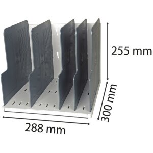 modulotop verticaal sorteersysteem met 5 verdeelschotten...