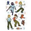 dynamische martial arts stickers uit de magic series