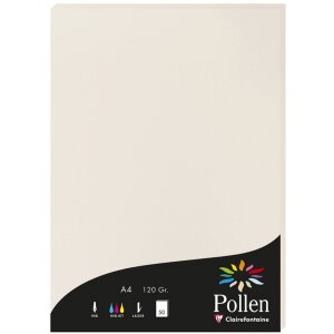 a4 pollenpapier 120g 50 vellen lichtgrijs