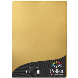 a4 stuifmeelpapier 120g 50 vellen goud